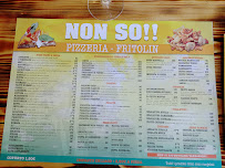 Menu du non so à Duino-Aurisina