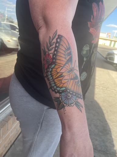 Explore scarface tattoo ideas, creative tattoo ideas in Albuquerque, available at Holy Fool Tattoo Club