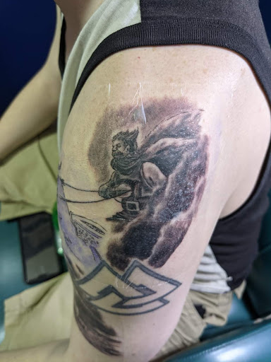 Explore depression tattoos ideas, creative tattoo ideas in Medina, available at Madhouse ink tattoo