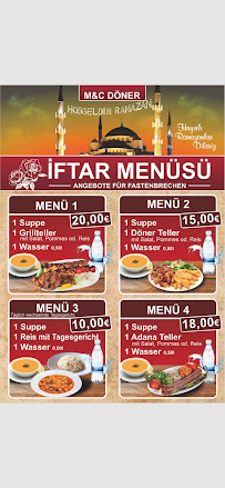 Menu du M&C Schnellrestaurant à Dortmund