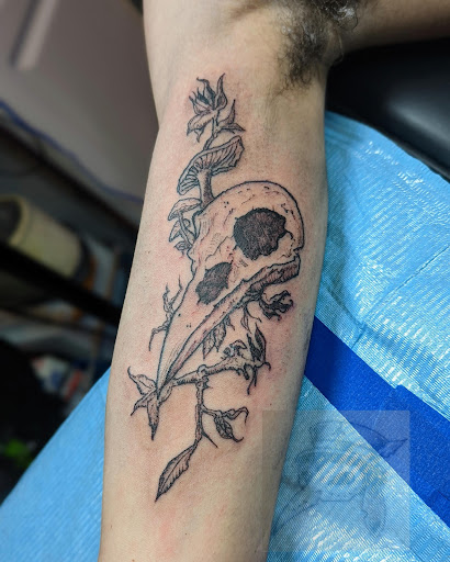 Explore black cat tattoo ideas, creative tattoo ideas in New Orleans, available at Catahoula Tattoo 