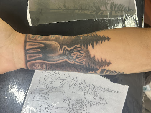Explore sacred geometry tattoo ideas, creative tattoo ideas in Shippensburg, available at LAZY WIZARD TATTOOS