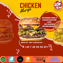 Restauration rapide Chicken Murga/restaurant halal à Nice/spécialisés dans les plats de poulet frits/fast-food/chicken chicken/cheese naan/Burger à Nice (le menu)