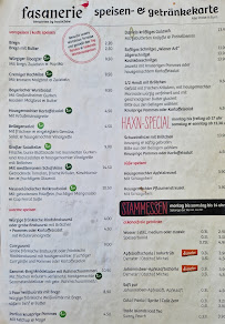 Restaurant Fasanerie by Bantschow à Aschaffenburg - menu / carte