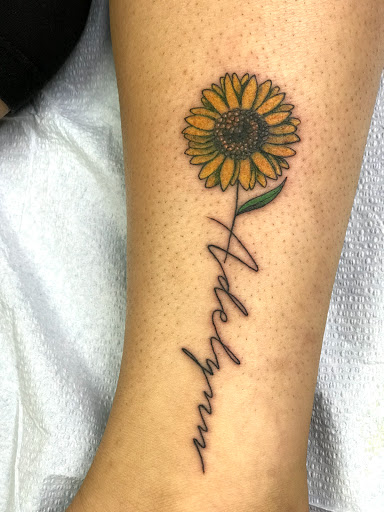 Explore women's ankle tattoo ideas, creative tattoo ideas in Hialeah, available at The Shop Tattoo Studio