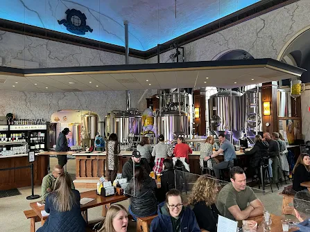 Craft beer at a brewery in Newtown Connecticut