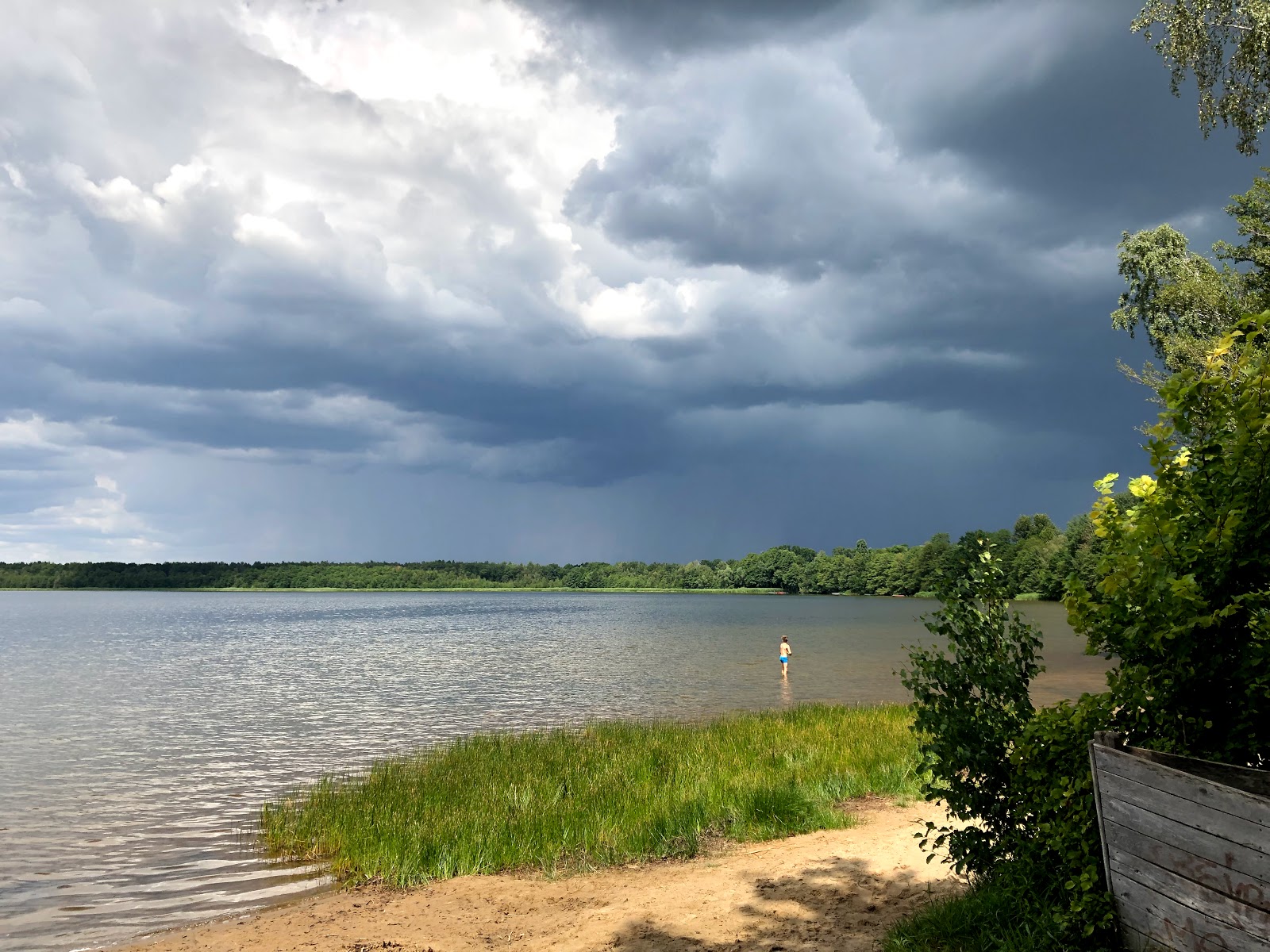 Foto von Badestrand Patzer Vordersee mit beiger sand Oberfläche