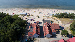 Beach at the Fishing Port'in fotoğrafı düz ve uzun ile birlikte