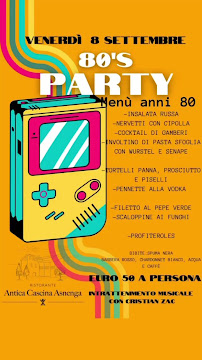 Menu du Ristorante Antica Cascina Asnenga à Bolgare