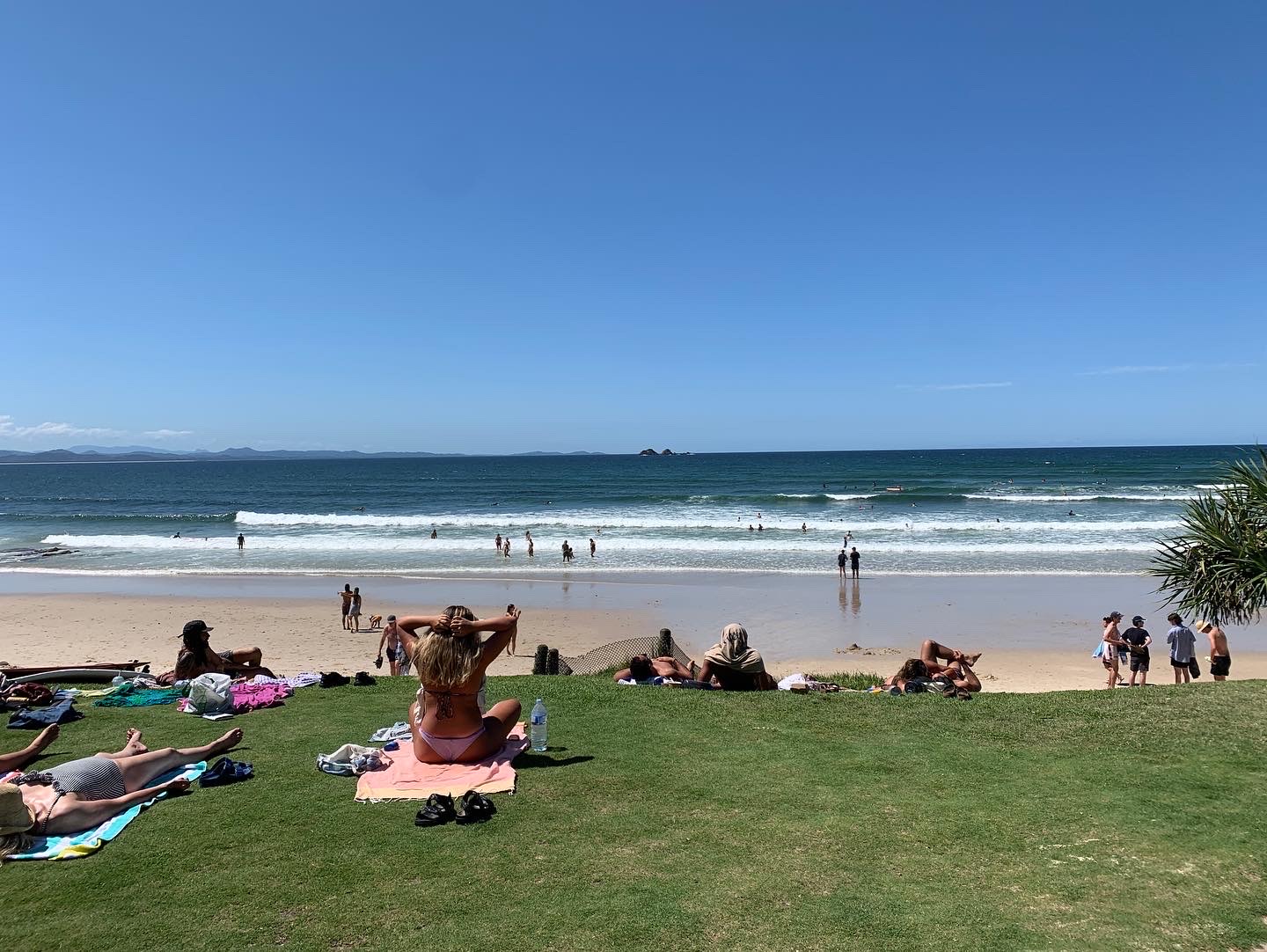 Foto van Wategos Beach en de nederzetting