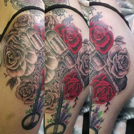 Explore c.r.p.s tattoo ideas for a daughter to honor her father, creative tattoo ideas in Athens, available at United Ink Tattoos and Body Piercings