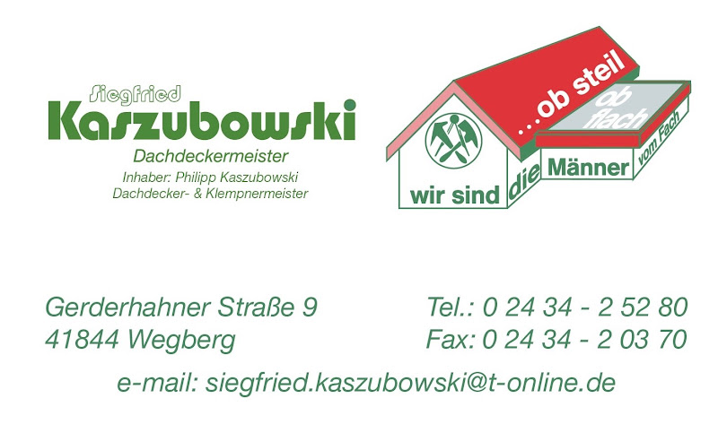 Siegfried Kaszubowski Bedachungen Inh. Philipp Kaszubowski