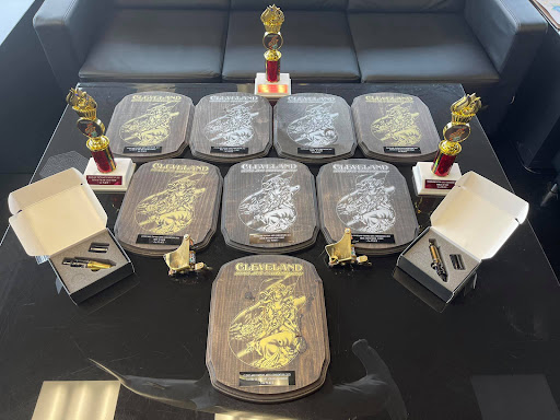 Explore atlanta falcons tattoo ideas, creative tattoo ideas in Niles, available at Blackwater Ink Tattoo studio