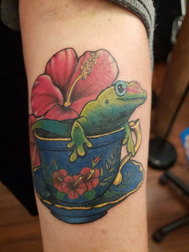 Explore firefighter tattoo sleeve ideas, creative tattoo ideas in Pahoa, available at Electric Jungle Tattoo