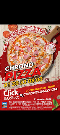 chrono Pizza à Limay menu