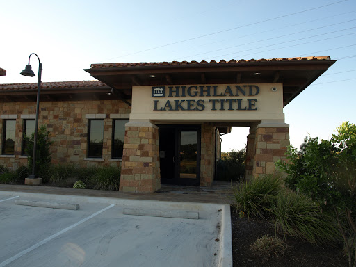 Highland Lakes Title Co in Marble Falls, Texas