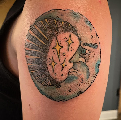 Explore men's skull tattoo ideas, creative tattoo ideas in Bethlehem, available at Electric Cheetah Tattoos And Permanent Cosmetics, llc.