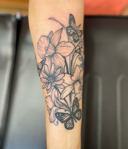 Explore male arm tattoo ideas, creative tattoo ideas in Utica, available at Modern Primitive Tattoo