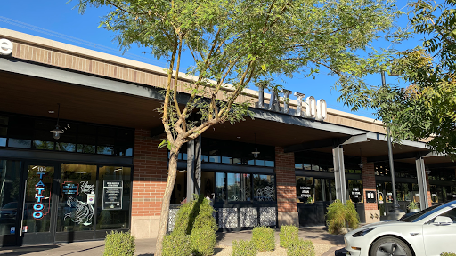 Explore dog paw tattoo ideas, creative tattoo ideas in Gilbert, available at Fifth Estate Tattoo