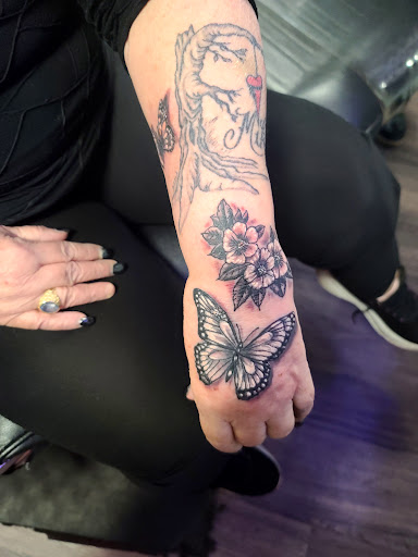 Explore butterfly tattoo ideas for females, creative tattoo ideas in Bentleyville, available at 402 Tattoo