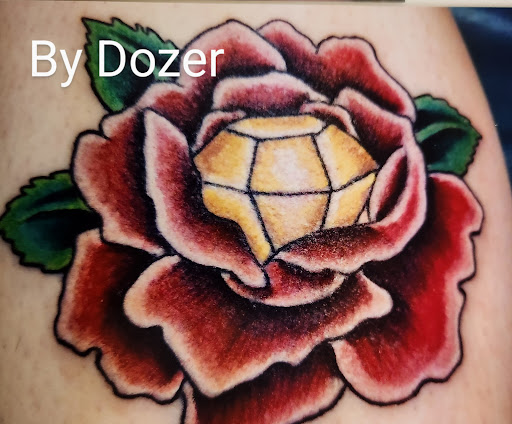 Explore mens calf tattoo ideas, creative tattoo ideas in Forked River, available at New York Tattoo Studio