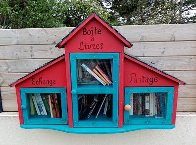 Librairie de livres d'occasion Boite à livres bourg de Plouarzel Plouarzel