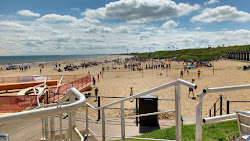 Foto von Bridlington South beach mit lange bucht