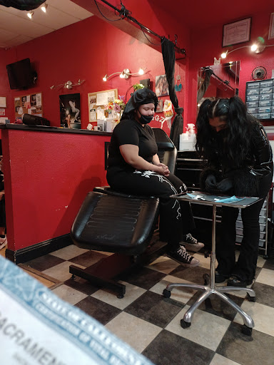 Explore construction worker tattoo ideas, creative tattoo ideas in Sacramento, available at Poke A Dotz Tattoos and Piercings