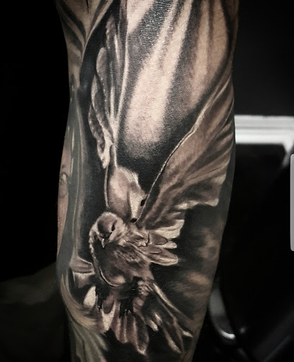 Explore rave tattoo ideas, creative tattoo ideas in Midlothian, available at Rivermore Tattoo