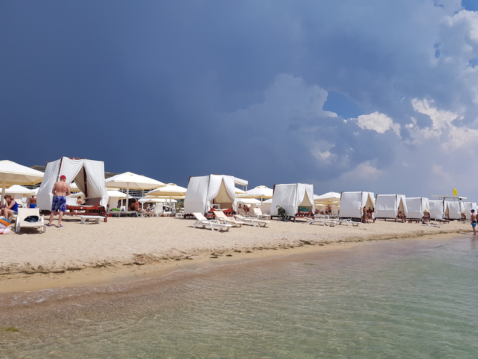 Foto di Lazurnyy Bereg area del resort sulla spiaggia