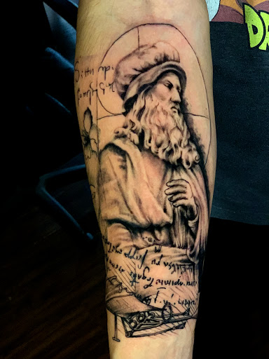 Explore tattoo idea legs, creative tattoo ideas in Huntsville, available at Art-I-Facts Tattoo Gallery