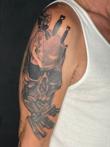 Explore japanese leg sleeve tattoo ideas, creative tattoo ideas in Venice, available at The Beehive Tattoo Studio and Boutique