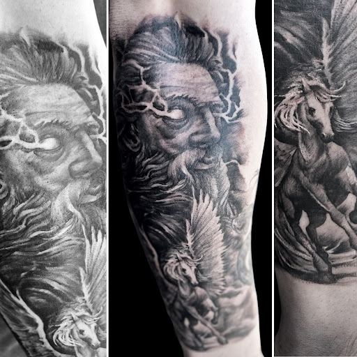 Explore indiana tattoo ideas, creative tattoo ideas in Utica, available at Watchtower Tattoo Company
