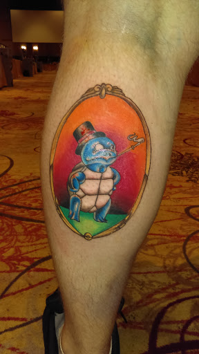 Explore father time tattoo ideas, creative tattoo ideas in Bridgeport, available at Pike Street Studios Tattoo and Body Piercing