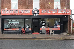 Revolution records and coffee image