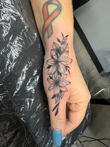 Explore mens outdoors tattoo ideas, creative tattoo ideas in Northern Cambria, available at Chey Kline Tattoos LLC