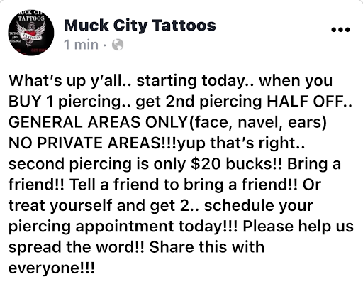 Explore deathly hallows tattoo ideas, creative tattoo ideas in Okeechobee, available at Muck City Tattoos & Piercings