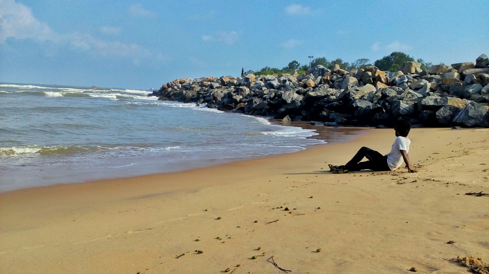 Foto di Nehru Bangala Sea Beach con molto pulito livello di pulizia