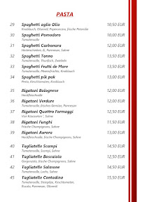 Menu du Trattoria Trinacria à Kallmünz