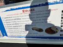 Kebab Hansa Kebab à Rostock (le menu)