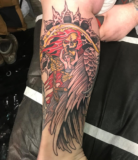 Explore forarm tattoo ideas, creative tattoo ideas in Milwaukee, available at Mike Davenport Tattoo