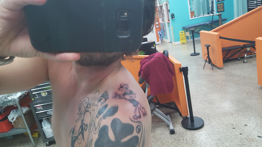 Explore broly tattoo ideas, creative tattoo ideas in New Orleans, available at Mid City Voodoux Tattoos