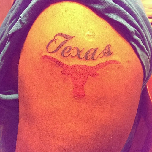 Explore trident tattoo ideas, creative tattoo ideas in Dallas, available at Fly Ink, Inc.