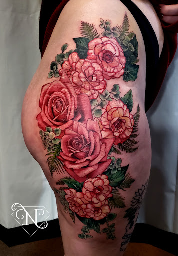 Explore good family tattoo ideas, creative tattoo ideas in Manchester, available at Neon Lady Tattoo Studio and Art Gallery