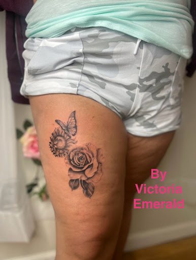 Explore tattoos ideas roses, creative tattoo ideas in Foley, available at Emerald Ink Tattoos by Victoria