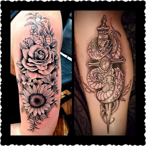 Explore multiple name tattoo ideas, creative tattoo ideas in Redding, available at Dominant Ink