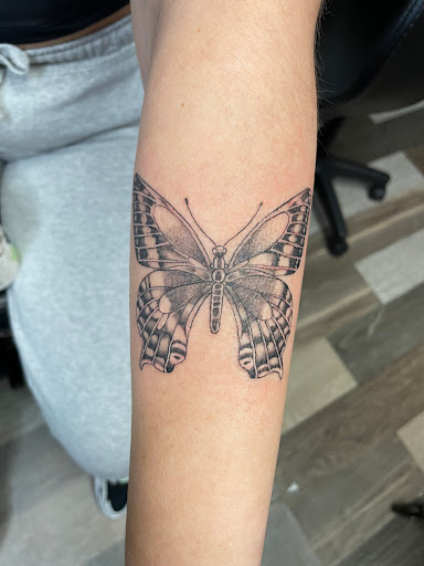Explore carolina panthers tattoo ideas, creative tattoo ideas in Elmira, available at Silva Ink Gallery