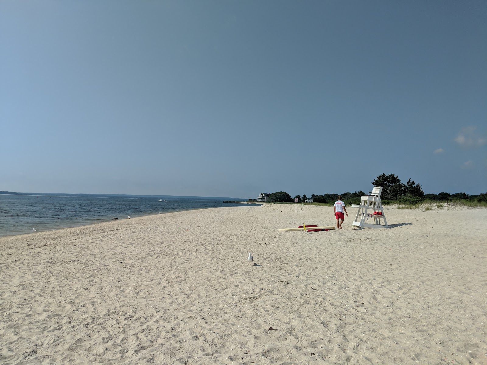 Foto von South Jamesport Beach mit lange, gerade küste