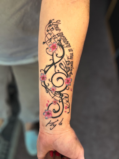 Explore small bts tattoo ideas, creative tattoo ideas in West Union, available at Status Tattoo