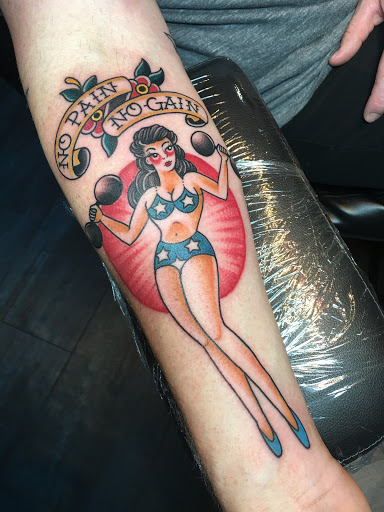 Explore correctional officer tattoo ideas, creative tattoo ideas in Kansas City, available at Stormy Tattoo